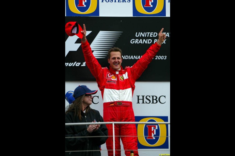 United States GP, Indianapolis Motor Speeway. Sunday, September 29th 2003.
