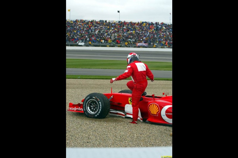 United States GP, Indianapolis Motor Speeway. Sunday, September 29th 2003. 
