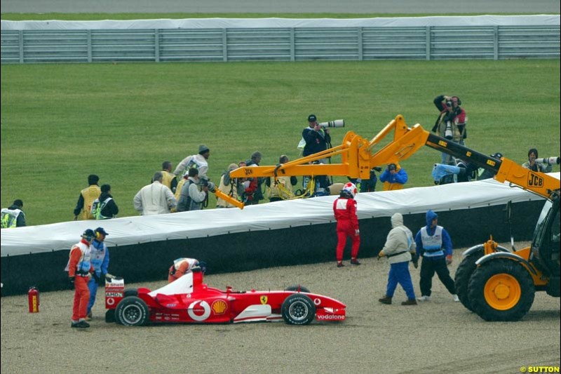 United States GP, Indianapolis Motor Speeway. Sunday, September 29th 2003. 
