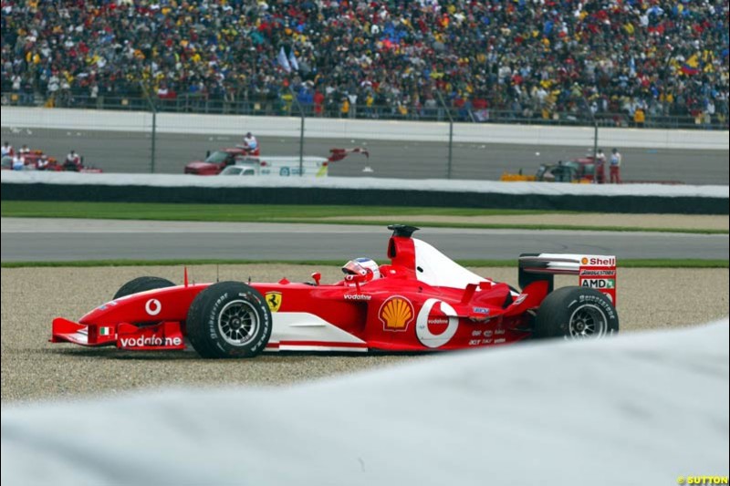 United States GP, Indianapolis Motor Speeway. Sunday, September 29th 2003. 
