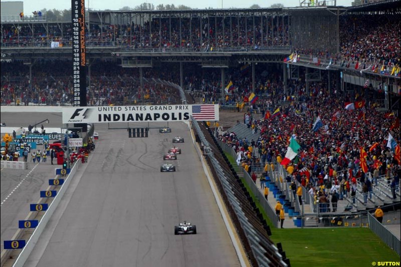 United States GP, Indianapolis Motor Speeway. Sunday, September 29th 2003. 
