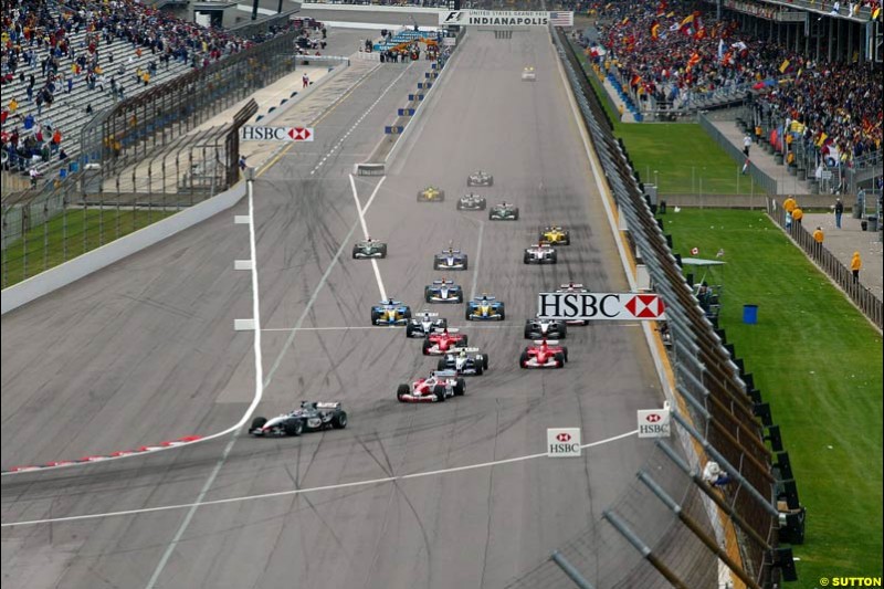 United States GP, Indianapolis Motor Speeway. Sunday, September 29th 2003. 
