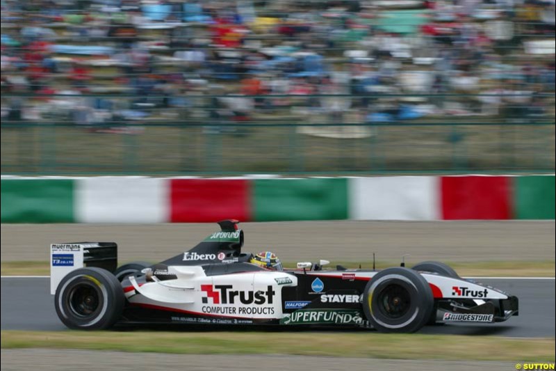 Japanese Grand Prix, Suzuka, Japan. Saturday, October 11th 2003.