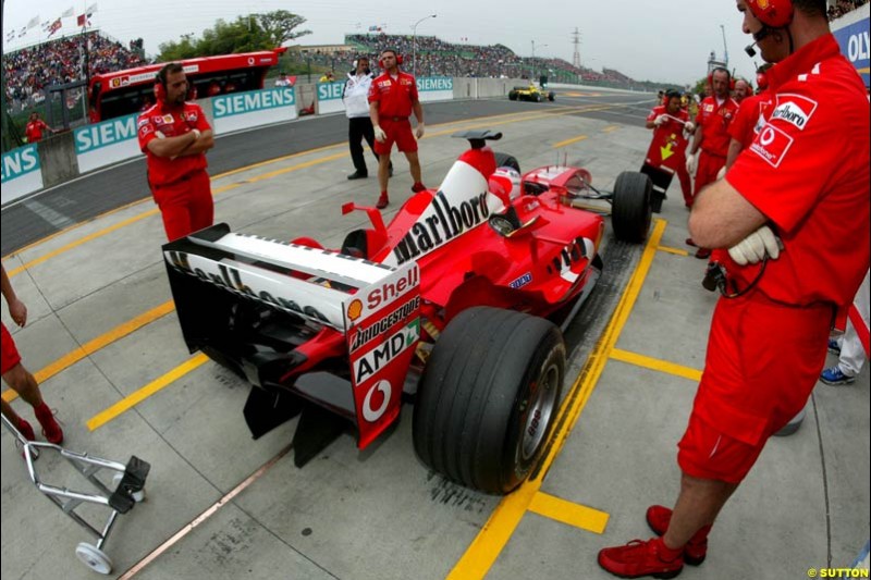 Japanese Grand Prix, Suzuka, Japan. Saturday, October 11th 2003.