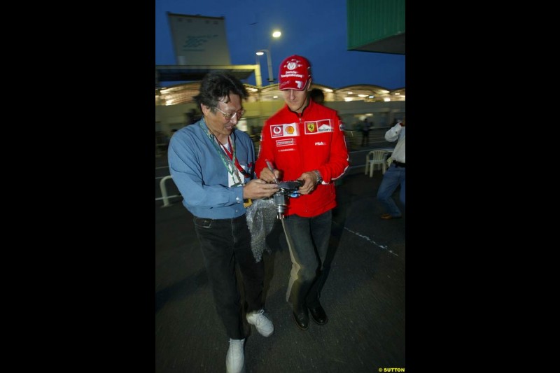 Japanese Grand Prix, Suzuka, Japan. Saturday, October 11th 2003.