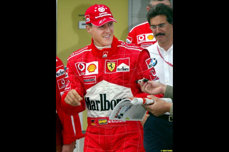 Japanese Grand Prix, Suzuka, Japan. Saturday, October 11th 2003.