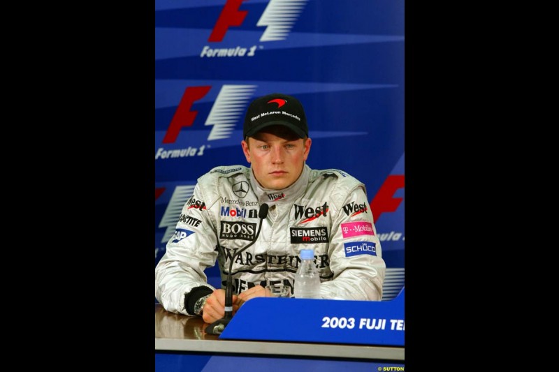 2003 Japanese GP Sunday