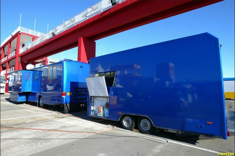 Winter F1 Testing, November 27th 2003, Valencia, Spain.