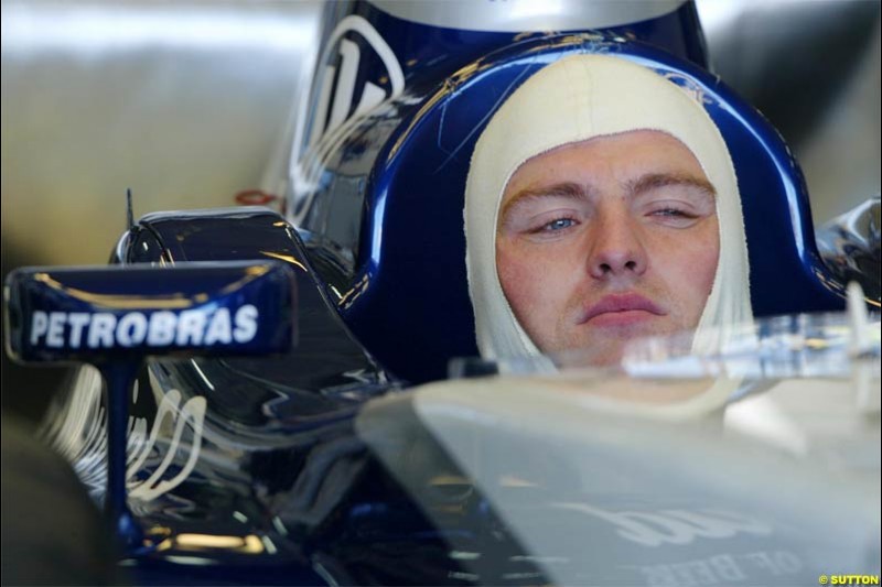 Winter F1 Testing, November 27th 2003, Valencia, Spain.