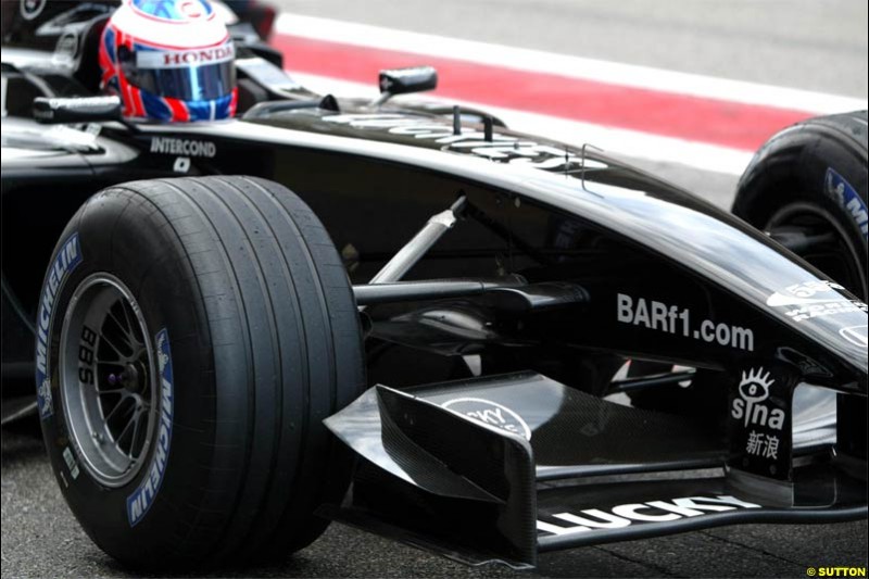 Winter F1 Testing, November 27th 2003, Barcelona, Spain.