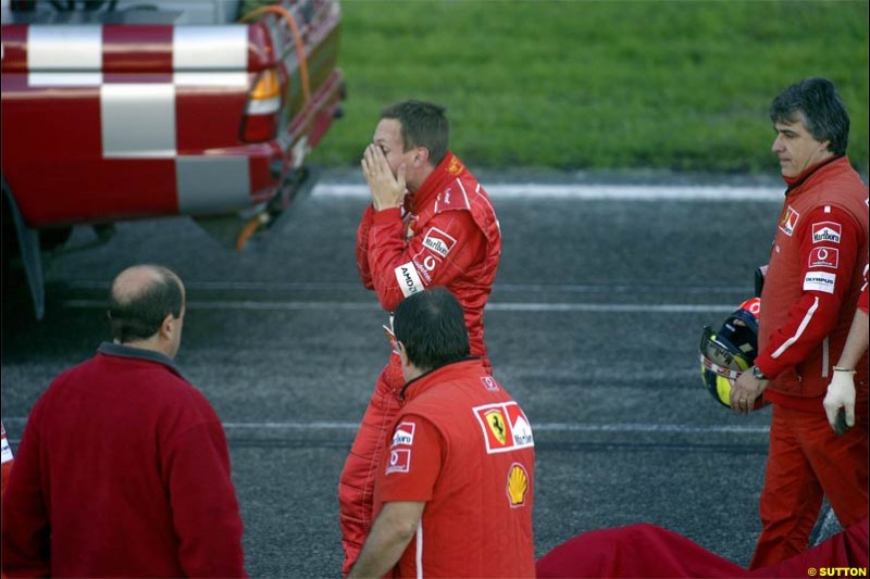 Winter F1 Testing, November 27th 2003, Barcelona, Spain.