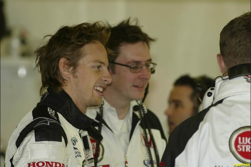 Winter F1 Testing, November 27th 2003, Barcelona, Spain.