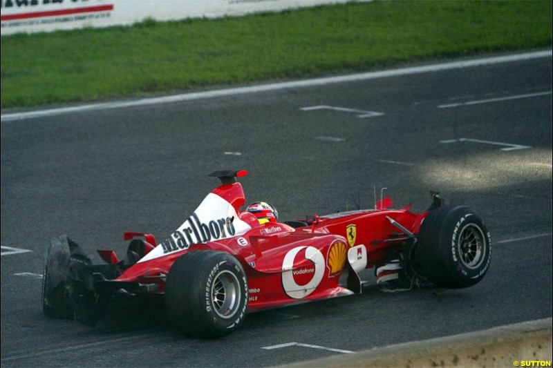 Winter F1 Testing, November 27th 2003, Barcelona, Spain.
