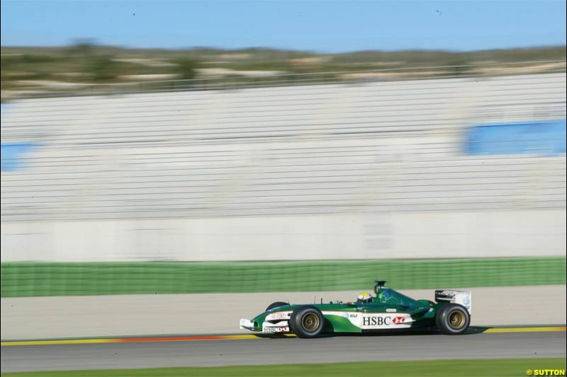 Winter F1 Testing, November 27th 2003, Valencia, Spain. 
