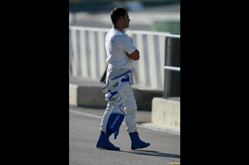 Winter F1 Testing, November 27th 2003, Valencia, Spain.