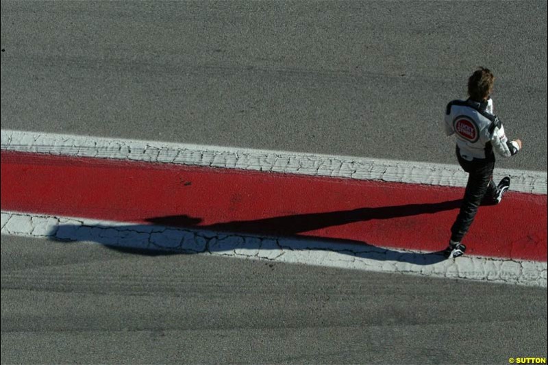 Winter F1 Testing, November 27th 2003, Barcelona, Spain.