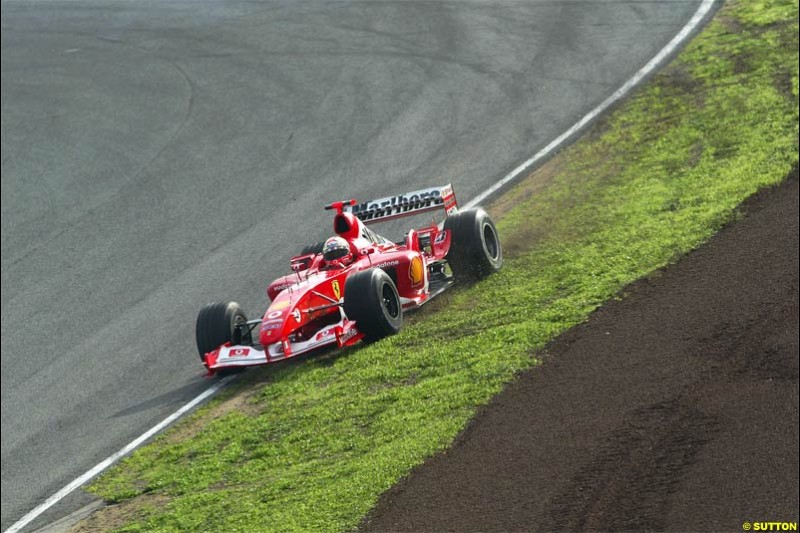 Luciano Burti, Ferrari. Winter F1 Testing, November 25th 2003, Barcelona, Spain.