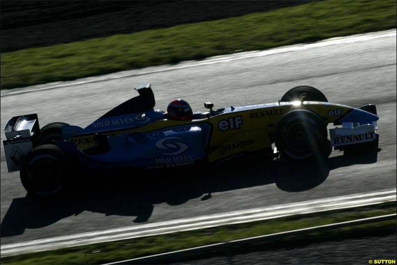 Winter F1 Testing, December 4th, 2003, Barcelona, Spain.