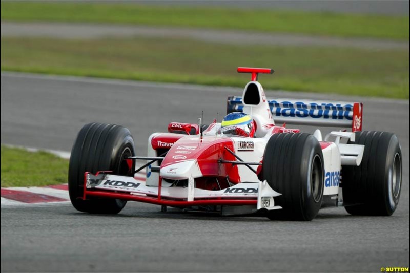 Winter F1 Testing, December 4th, 2003, Barcelona, Spain.