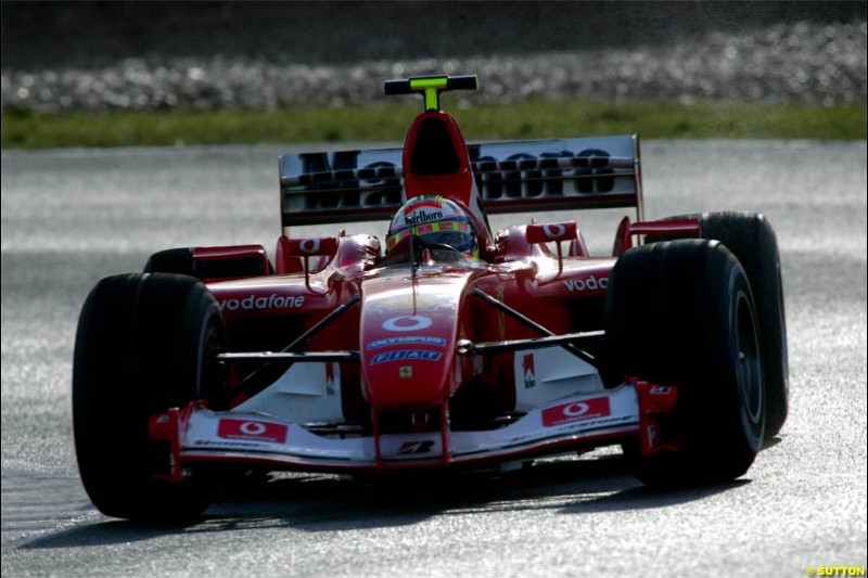Winter F1 Testing, December 4th, 2003, Jerez, Spain.