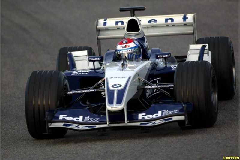 Winter F1 Testing, December 3rd, 2003, Jerez, Spain.