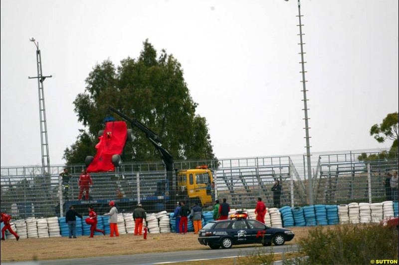 Winter F1 Testing, December 3rd, 2003, Jerez, Spain.