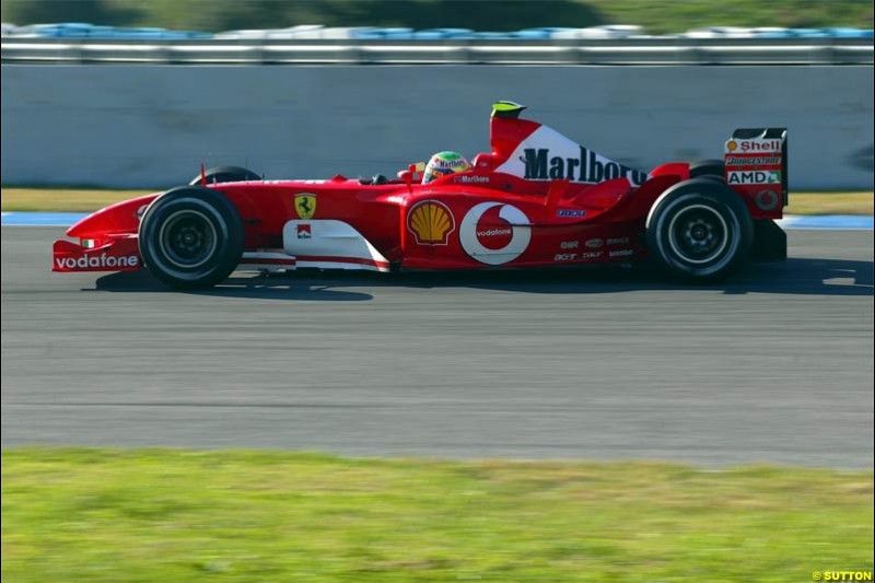 Winter F1 Testing, December 3rd, 2003, Jerez, Spain.
