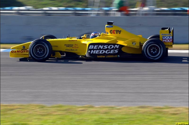 Winter F1 Testing, December 3rd, 2003, Jerez, Spain.
