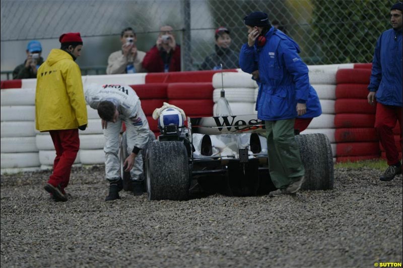 Winter F1 Testing, December 3rd, 2003, Barcelona, Spain.