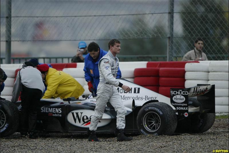 Winter F1 Testing, December 3rd, 2003, Barcelona, Spain.