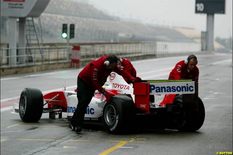 Winter F1 Testing, December 3rd, 2003, Barcelona, Spain.