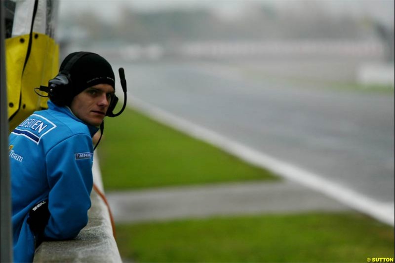 Winter F1 Testing, December 3rd, 2003, Barcelona, Spain.