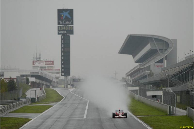 Winter F1 Testing, December 3rd, 2003, Barcelona, Spain.