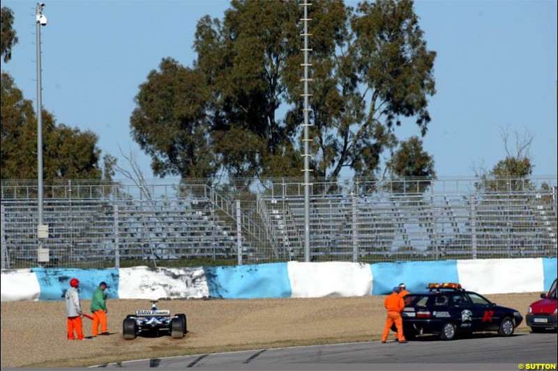 Winter F1 Testing, December 2nd, 2003, Jerez, Spain.