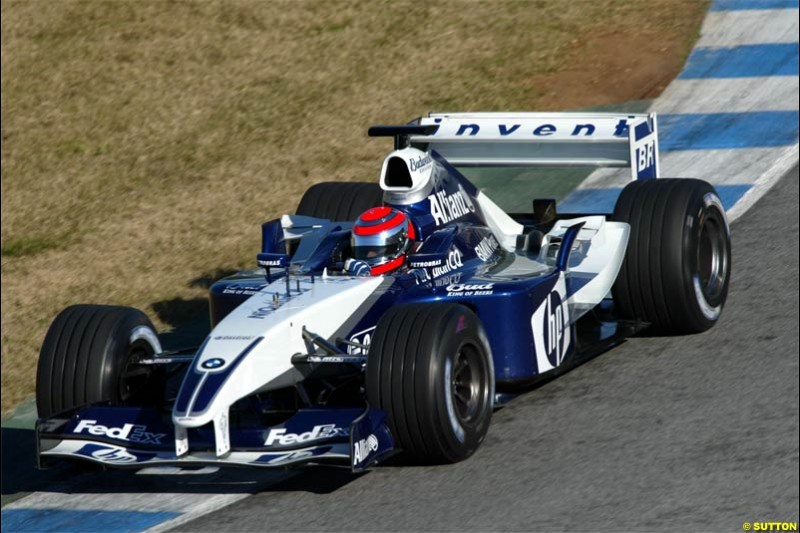 Winter F1 Testing, December 2nd, 2003, Jerez, Spain.
