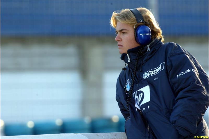 Winter F1 Testing, December 2nd, 2003, Jerez, Spain.