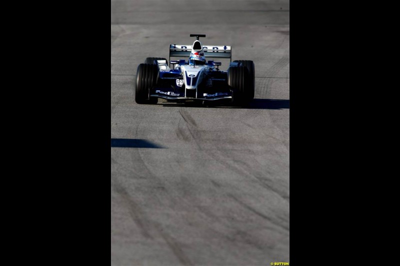 Winter F1 Testing, December 2nd, 2003, Jerez, Spain.