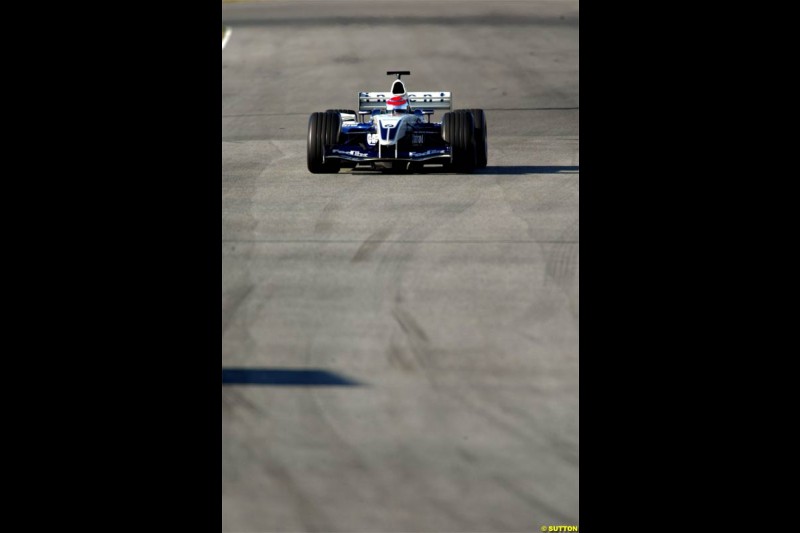 Winter F1 Testing, December 2nd, 2003, Jerez, Spain.