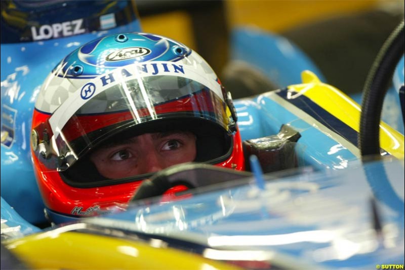 Winter F1 Testing, December 2nd, 2003, Barcelona, Spain.