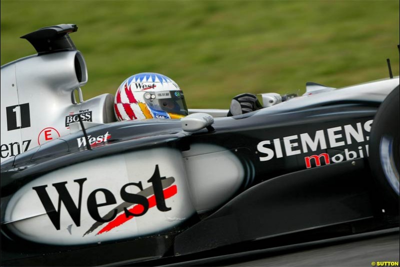 Winter F1 Testing, December 2nd, 2003, Barcelona, Spain.