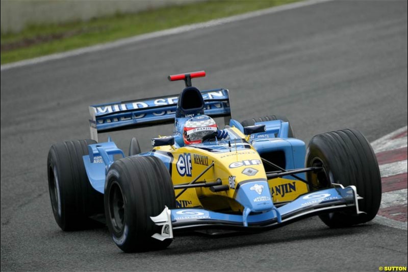 Winter F1 Testing, December 2nd, 2003, Barcelona, Spain.