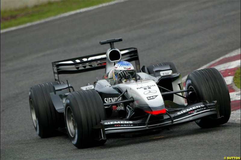 Winter F1 Testing, December 2nd, 2003, Barcelona, Spain.