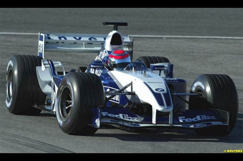 Winter F1 Testing, December 2nd, 2003, Jerez, Spain.