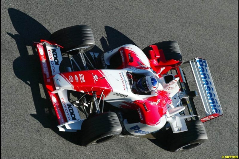 Jerez F1 testing, 9-11 December 2003. 
