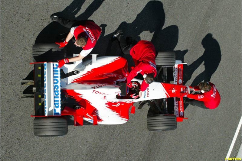 Jerez F1 testing, 9-11 December 2003.
