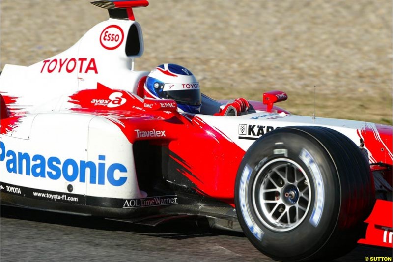 Jerez F1 testing, 9-11 December 2003. 
