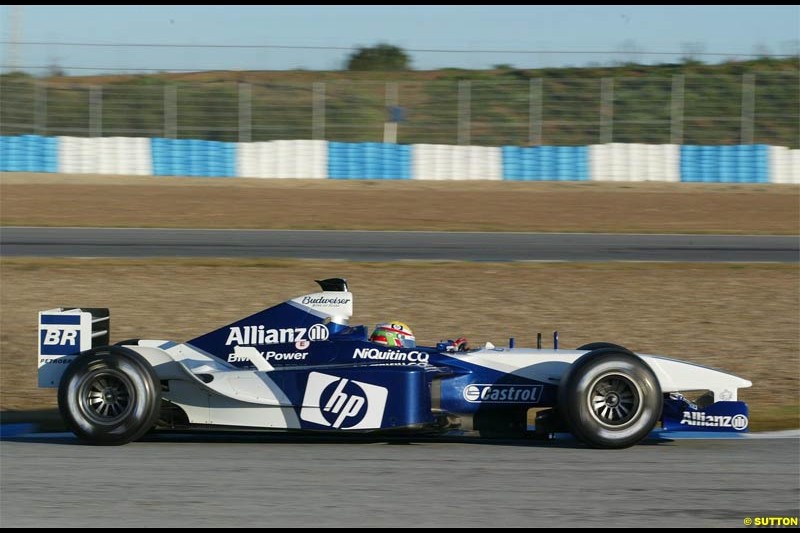 Jerez F1 testing, 9-11 December 2003.
