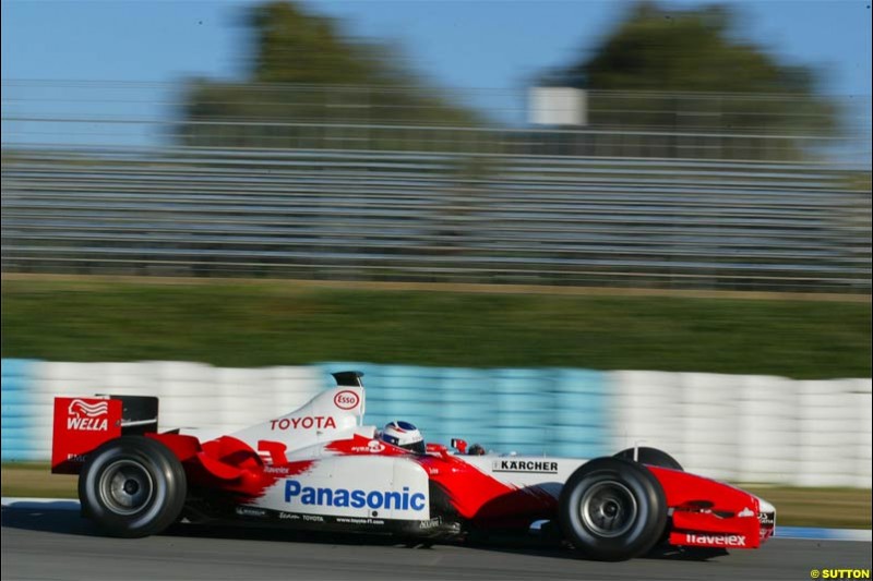 Jerez F1 testing, 9-11 December 2003.