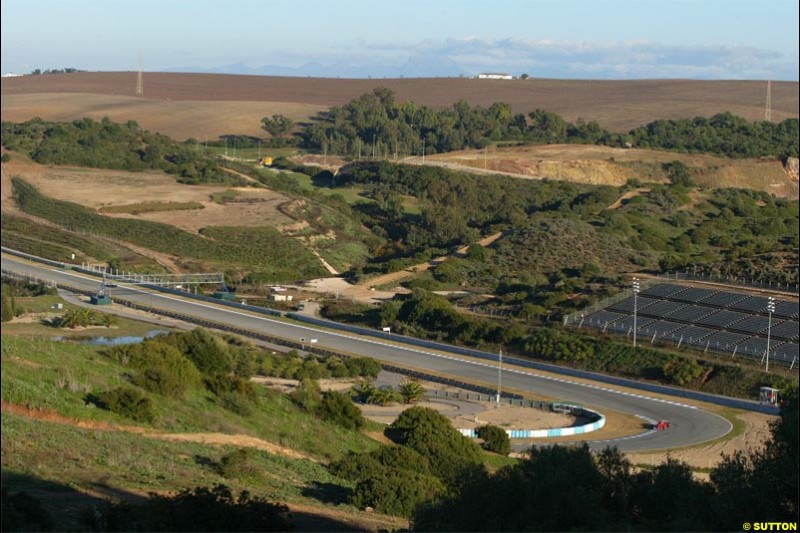 Jerez F1 testing, 9-11 December 2003.