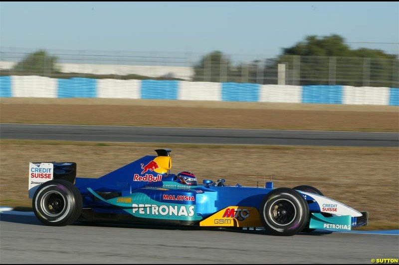 Jerez F1 testing, 9-11 December 2003.